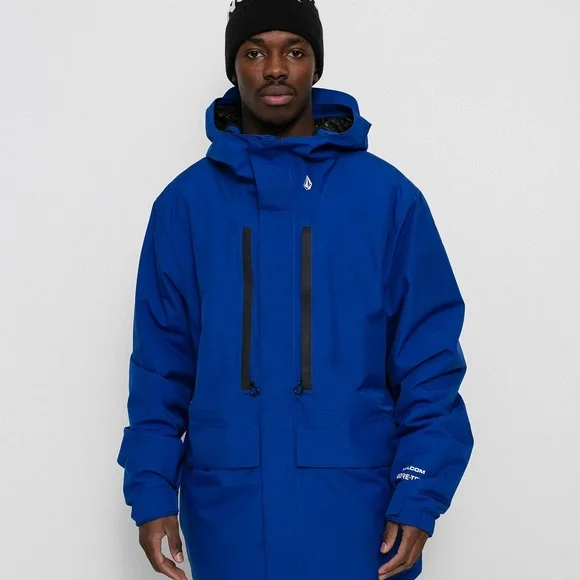 Volcom Men's Ten Insulated GORE-TEX® Jacket - Bright Blue - Picture 11 of 11
